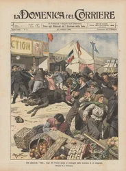 イノシシの破壊によって混乱に投げ込まれたオートピレネーの楽しいフェア